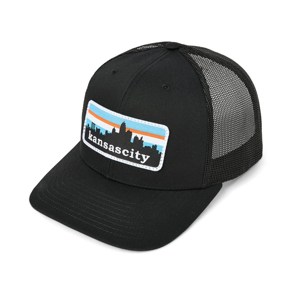 Kansas City Skyline Trucker Hat, Three KC