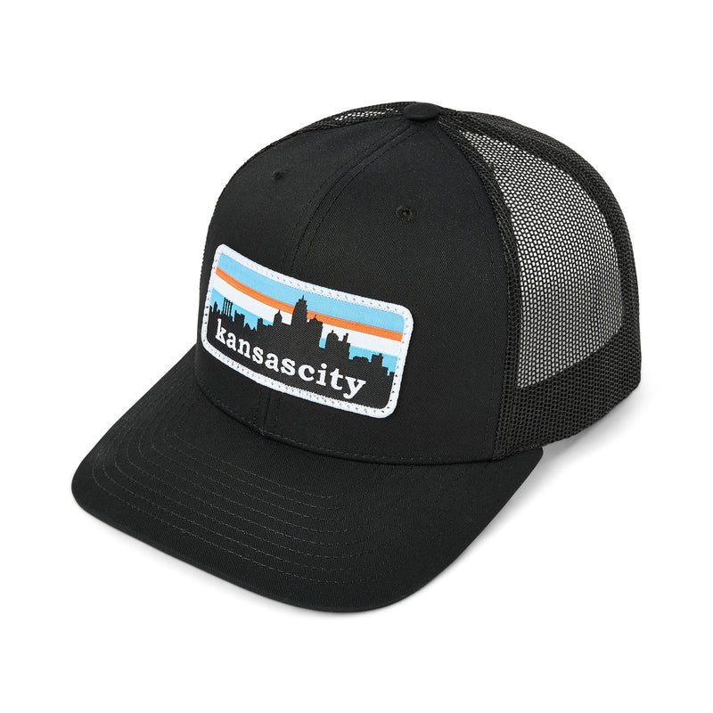 Kansas City Skyline Trucker Hat, Three KC