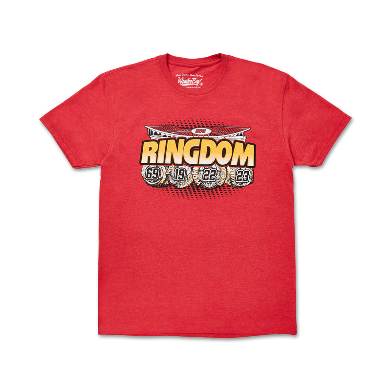 Ringdom Red KC Football Tee, Wonderboy