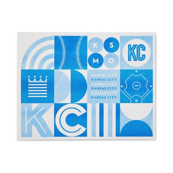 KC Grid Sports Teams Prints, Ampersand Design Studio