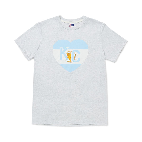 Argentina KC Heart Tee, Charlie Hustle