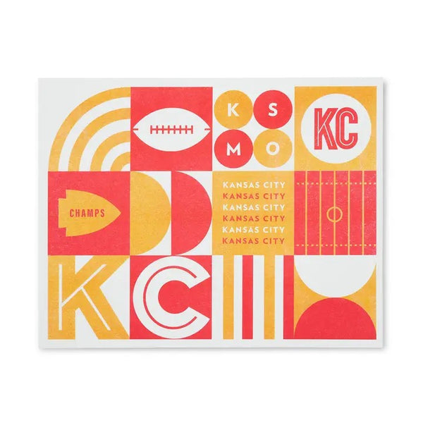 KC Grid Sports Teams Prints, Ampersand Design Studio
