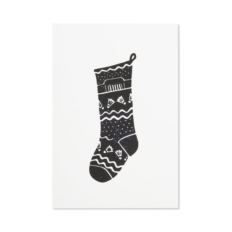 Natalea Bonjour Holiday Card Set, Shuttlecock Stocking