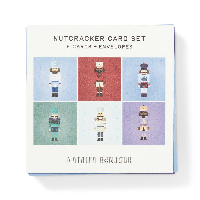 Natalea Bonjour Mini Nutcracker Card Set