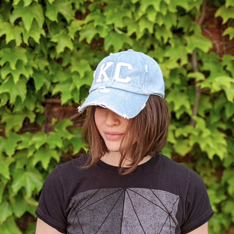 1KC Baseball Cap Denim – Made in KC
