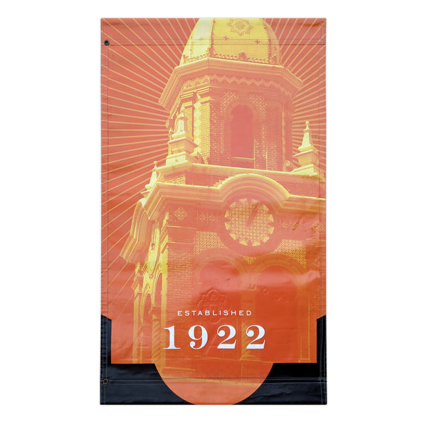 2016 Plaza-Banner – Giralda-Turm – Orange