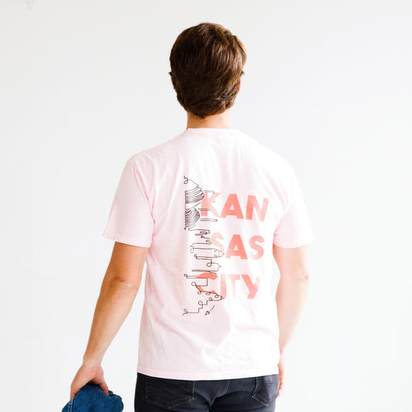 Al-Lex Kansas City Skyline T-Shirt – Rosa
