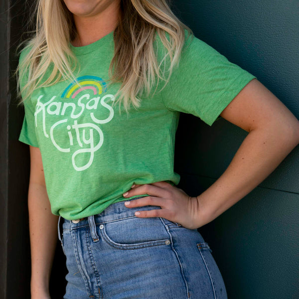 Ampersand Design Studio Kansas City Retro T-Shirt – Grün