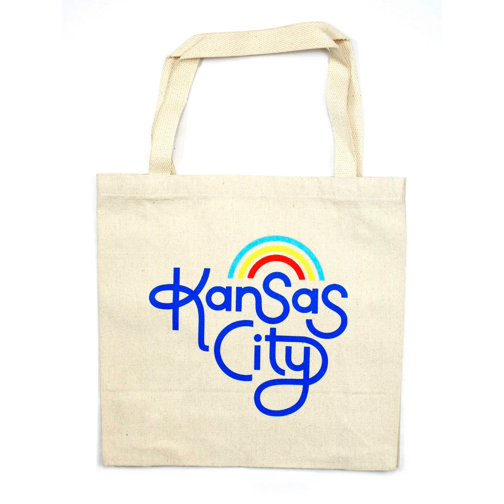 Ampersand Design Studio Kansas City Rainbow Tote Bag – Made in KC