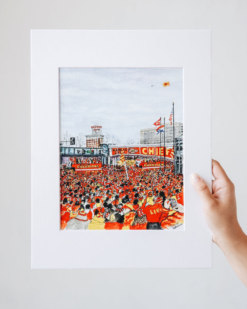 Art from Architecture World Champs LIV Victory Parade Print