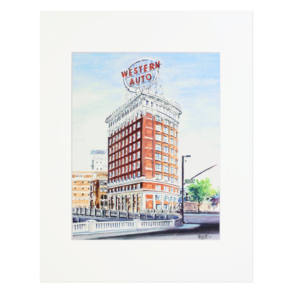 Art From Architecture Western Auto Print – Made in KC