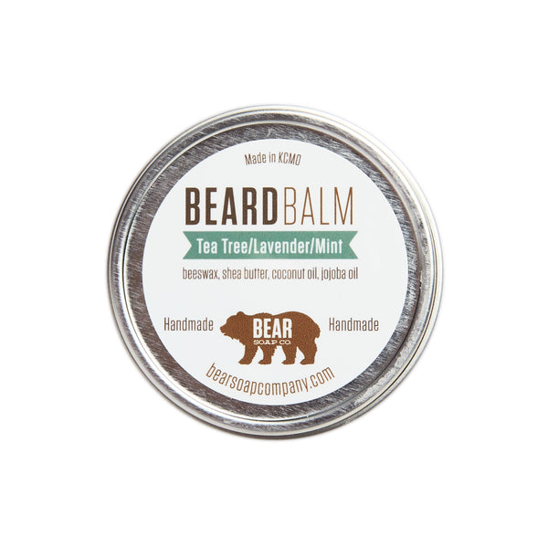 Bear Soap Co. Bartbalsam – Teebaum-Lavendel-Minze