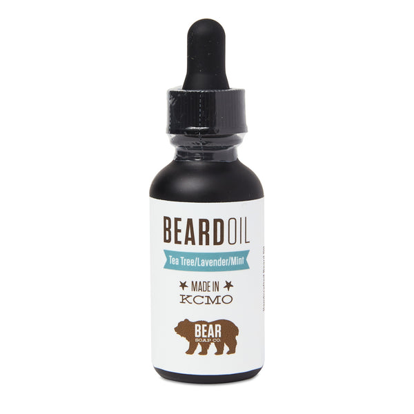 Bear Soap Co. Bartöl – Teebaum-Lavendel-Minze