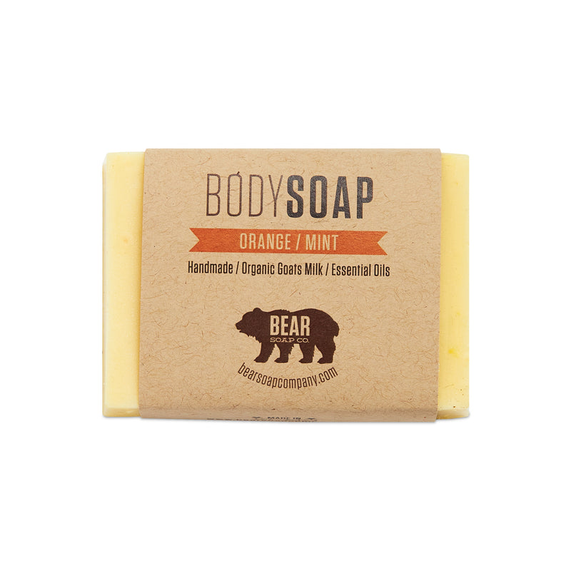 Bear Soap Co. Orange-Mint-Körperseife