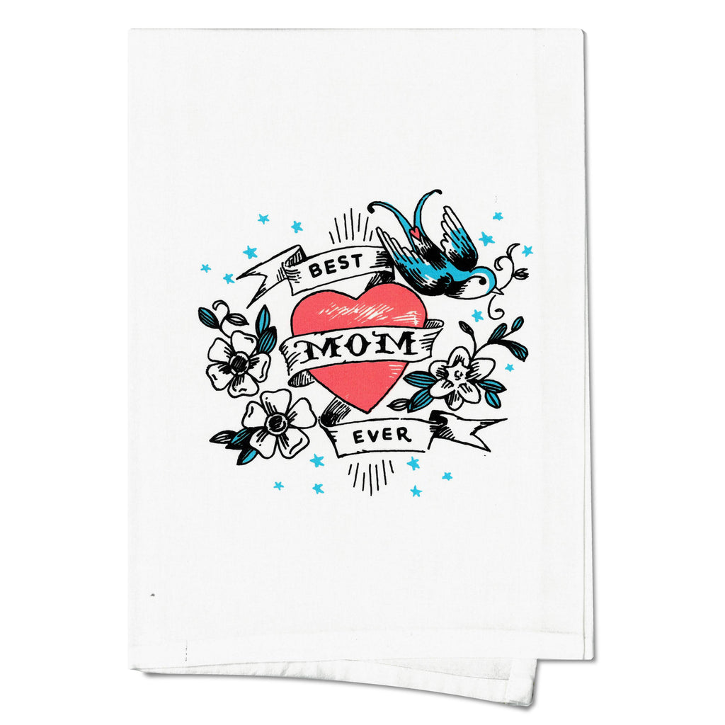 Mom's Coffee Bar - premium kitchen towel, tea towel