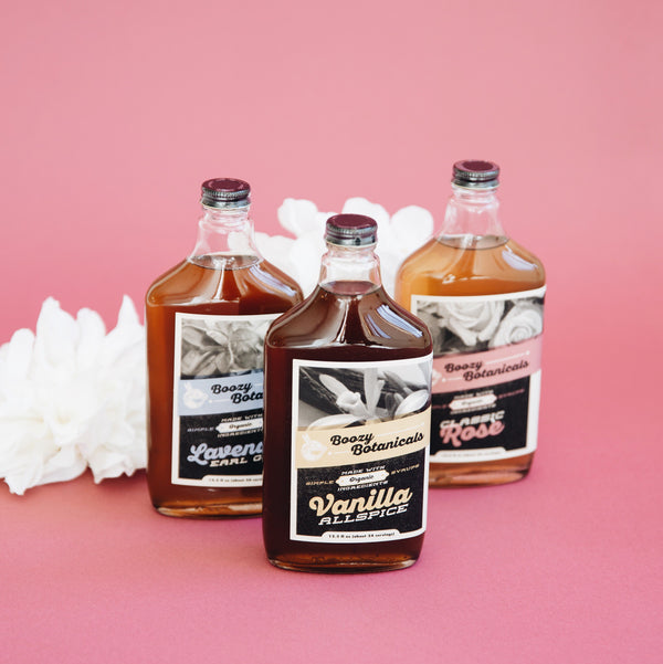 Boozy Botanicals Lavender Earl Grey Simple Syrup