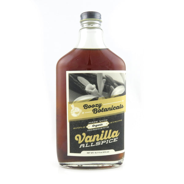 Boozy Botanicals Vanilla Allspice Simple Syrup