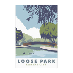 Bozz Prints Loose Park Postkarte