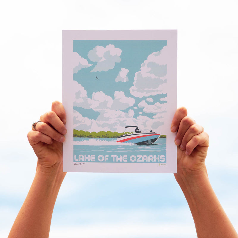 Bozz Prints Lake of the Ozarks Sky Print