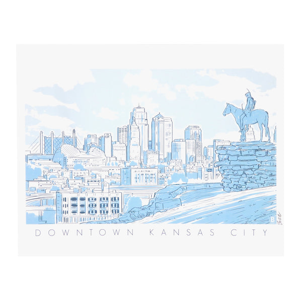 Bozz Prints Downtown Kansas City Print