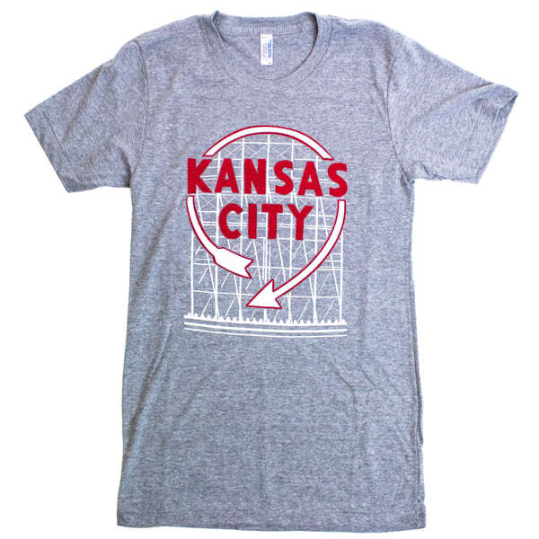Bozz Prints Kansas City Auto Sign Tee - Grey