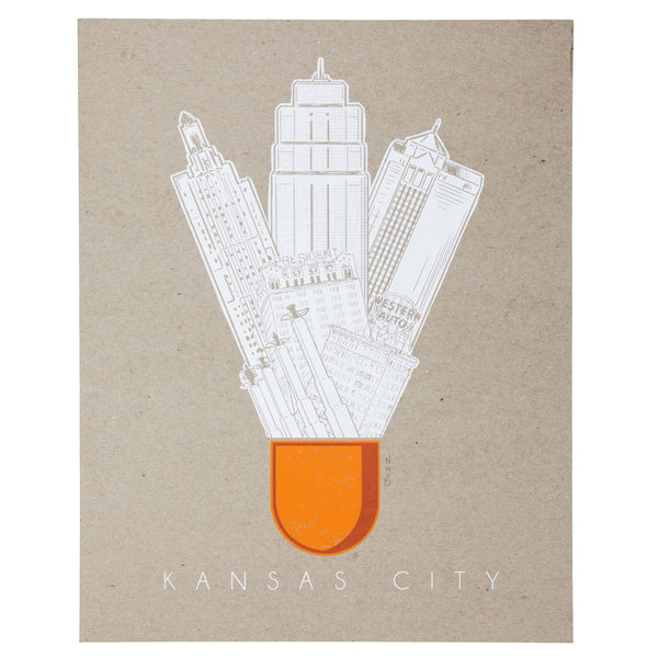Bozz Prints Kansas City Icons Print
