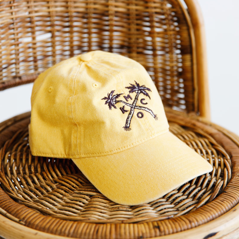 The Bunker KCMO Palms Dad Hat - Yellow