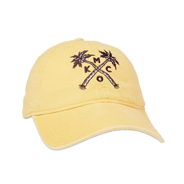 The Bunker KCMO Palms Dad Hat - Yellow