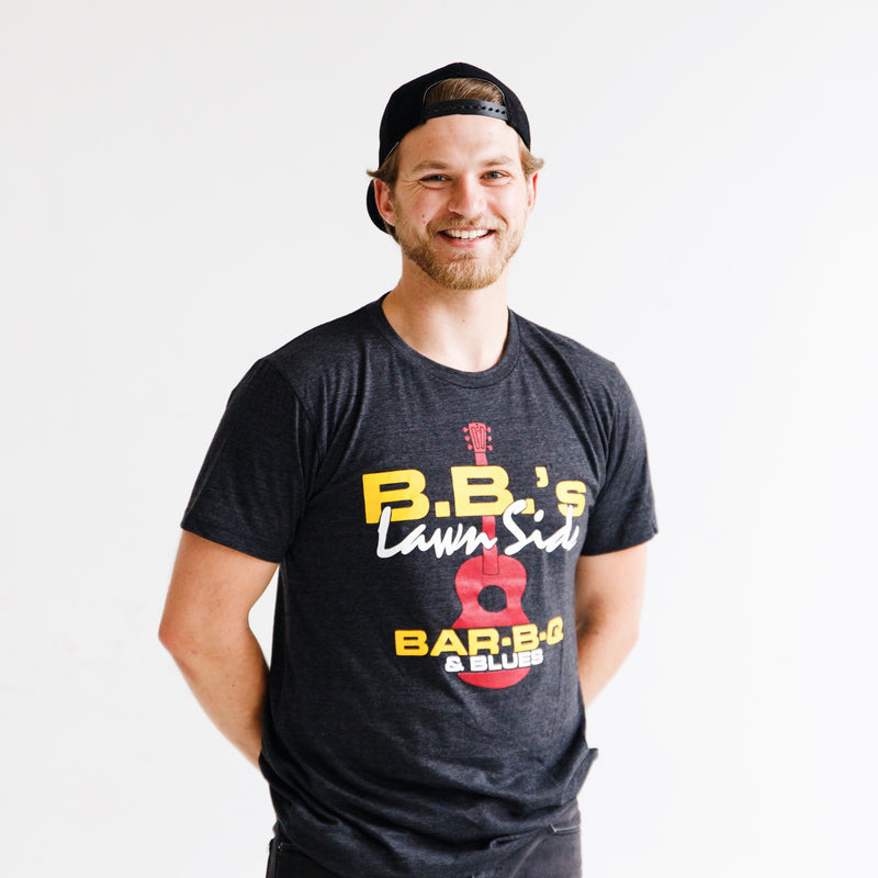 Charlie Hustle BB's Lawnside Bar-BQ &amp; Blues T-Shirt