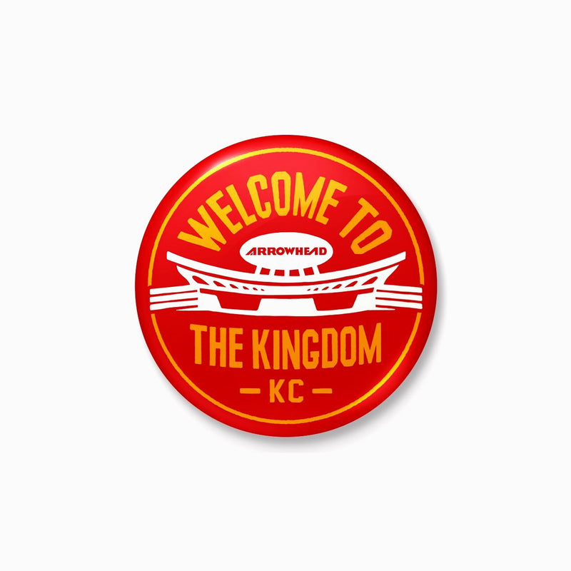 Charlie Hustle Welcome to the Kingdom Button