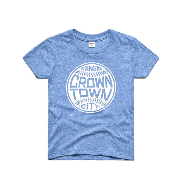 Charlie Hustle Crown Town Baseball Kinder-T-Shirt