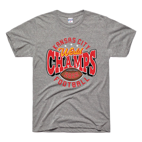 Charlie Hustle Fußball-Weltmeister-T-Shirt – Grau