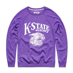 Charlie Hustle K-State Wildcat Pennant Sweatshirt