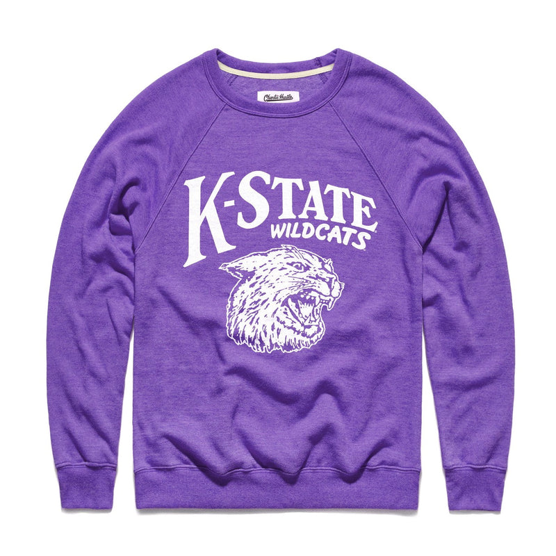 Charlie Hustle K-State Wildcat Wimpel-Sweatshirt