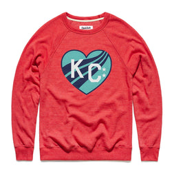 Charlie Hustle KC Current Heart Sweatshirt