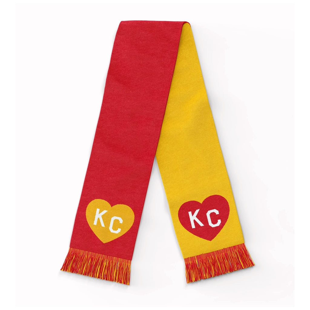 Red & Gold KC Heart Flag | Charlie Hustle