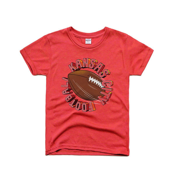 Charlie Hustle KC Tunnel Football Kinder-T-Shirt