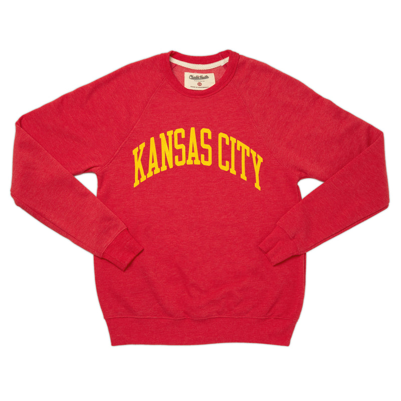 Charlie Hustle Kansas City Arch Sweatshirt: Rot