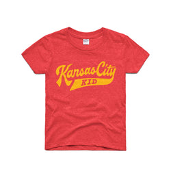 Charlie Hustle Kansas City Kid Kinder-T-Shirt – Rot