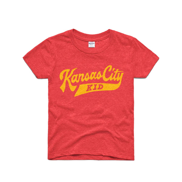 Charlie Hustle Kansas City Kid Kids Tee - Red
