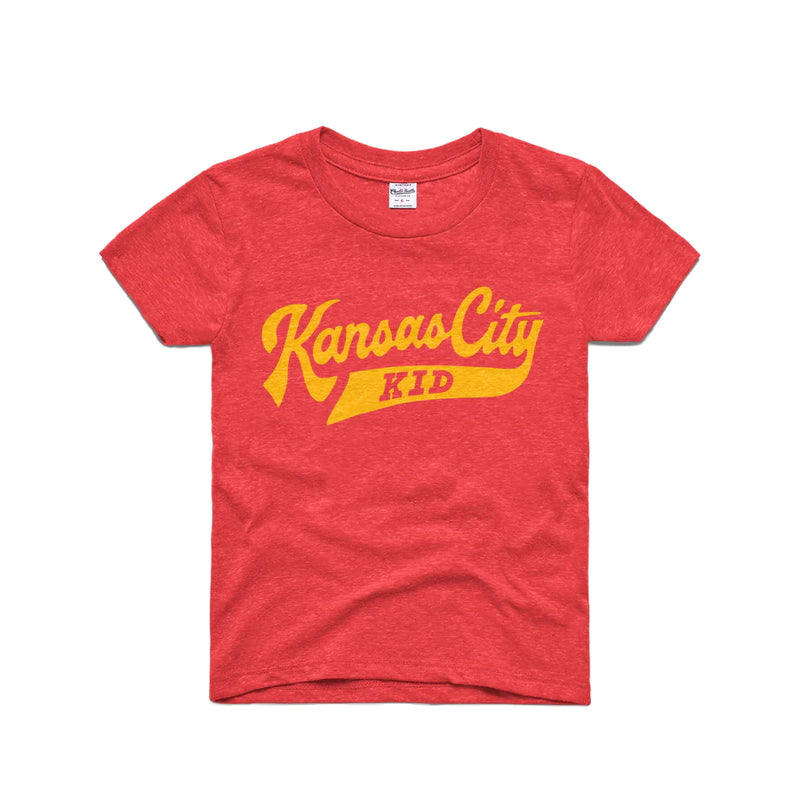 Charlie Hustle Kansas City Kid Kinder-T-Shirt – Rot