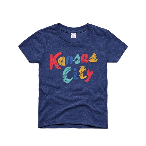 Charlie Hustle Kansas City Scribble Kinder-T-Shirt 