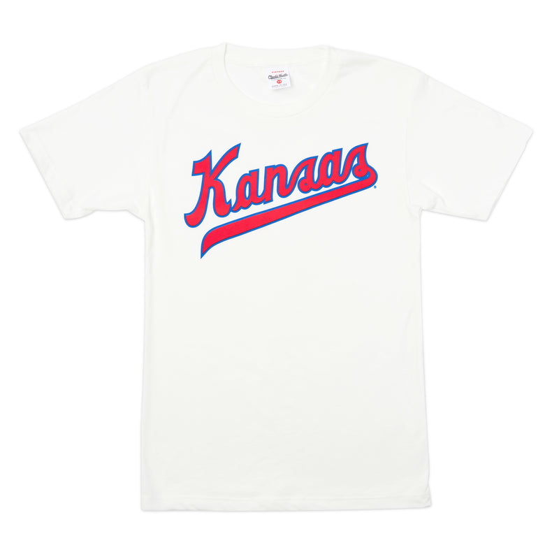 Charlie Hustle Kansas Script T-Shirt