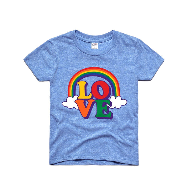 Charlie Hustle Pride Love Rainbow Kinder-T-Shirt