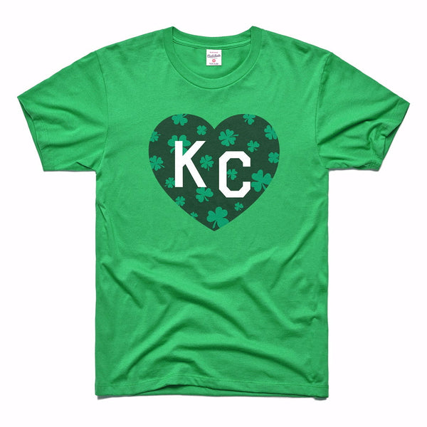 Charlie Hustle KC Heart Shamrock T-Shirt