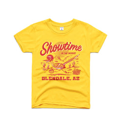 Charlie Hustle Showtime in the Desert T-Shirt – Gelb