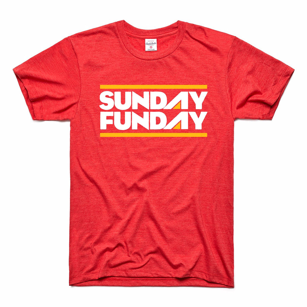 Charlie Hustle Sunday Funday Tee - Red – Made in KC