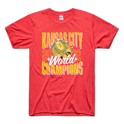 Charlie Hustle World Champions Ring 2022 Tee - Red