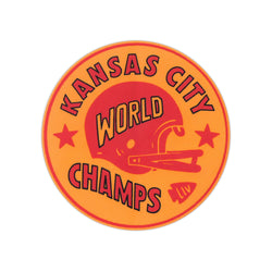 Charlie Hustle Kansas City World Champs Sticker