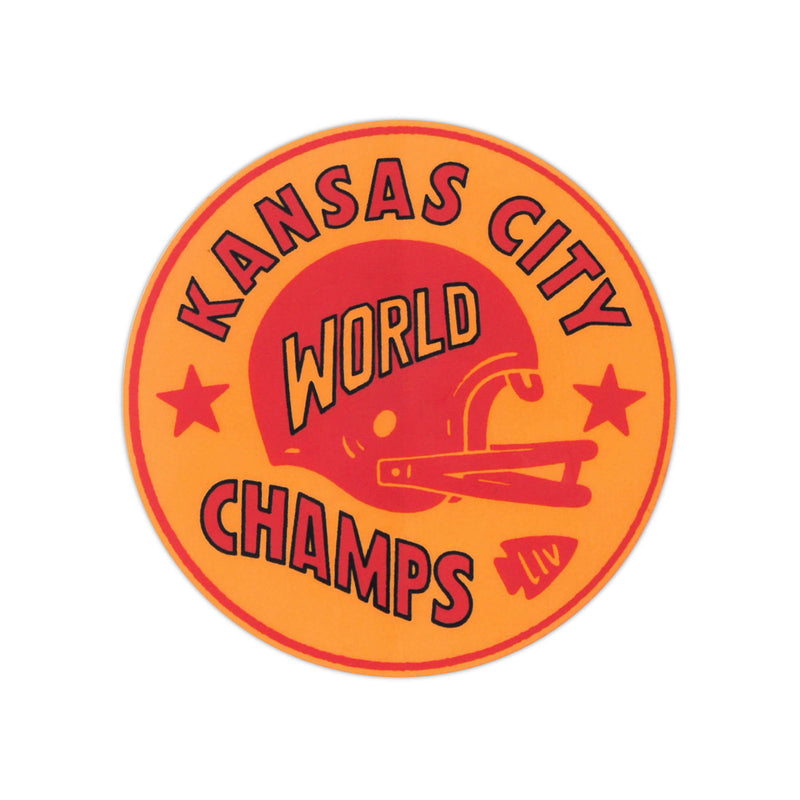 Charlie Hustle Kansas City World Champs Sticker – Made in KC